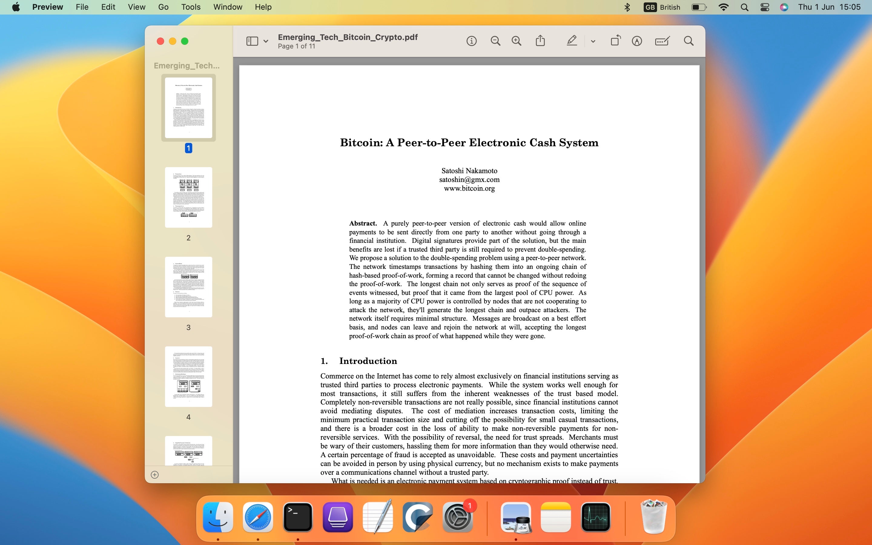 The Bitcoin white paper is hidden on your Mac – Hoxton Macs