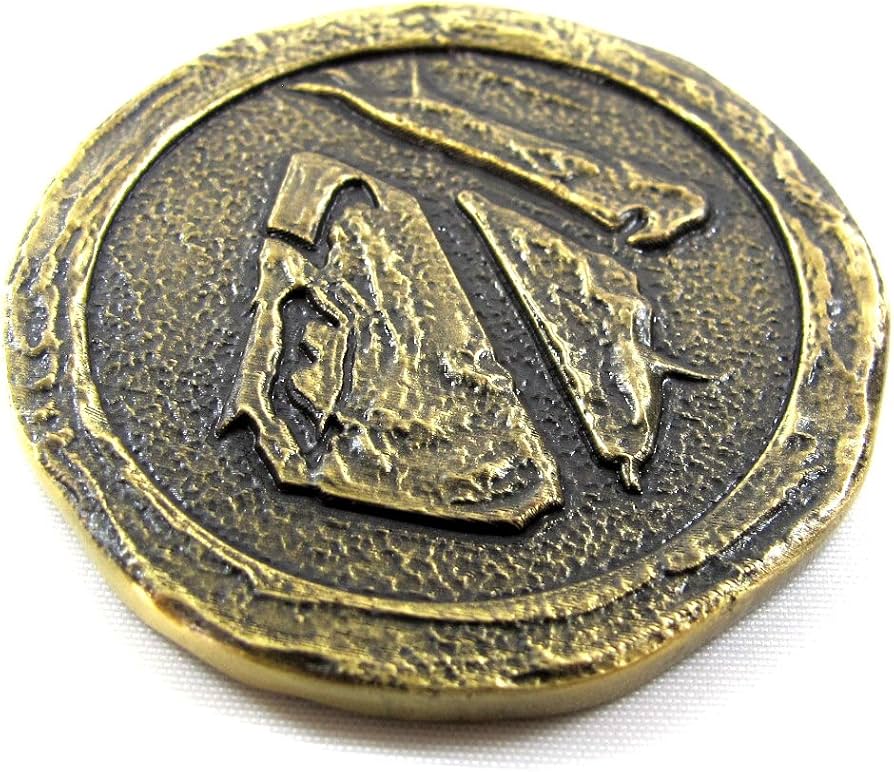 Braavosi Iron Square Coin: Game of Thrones Collectibles & Gifts — FairyGlen Store