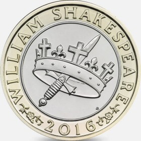 Shakespeare Histories Queen Elizabeth II £2 Coin - Mintage: 5,, - Scarcity Index: 1