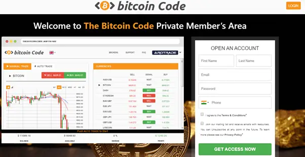 Bitcoin Code forum, registration, reviews, login, scam, feedback