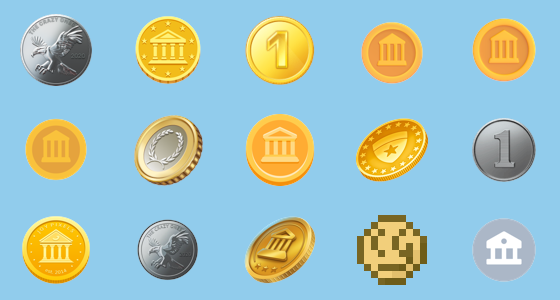 gold coin with seal head | AI Emoji Generator