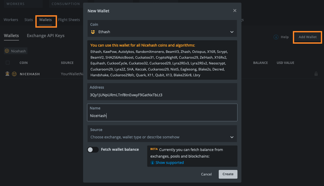 Deposit fees | NiceHash