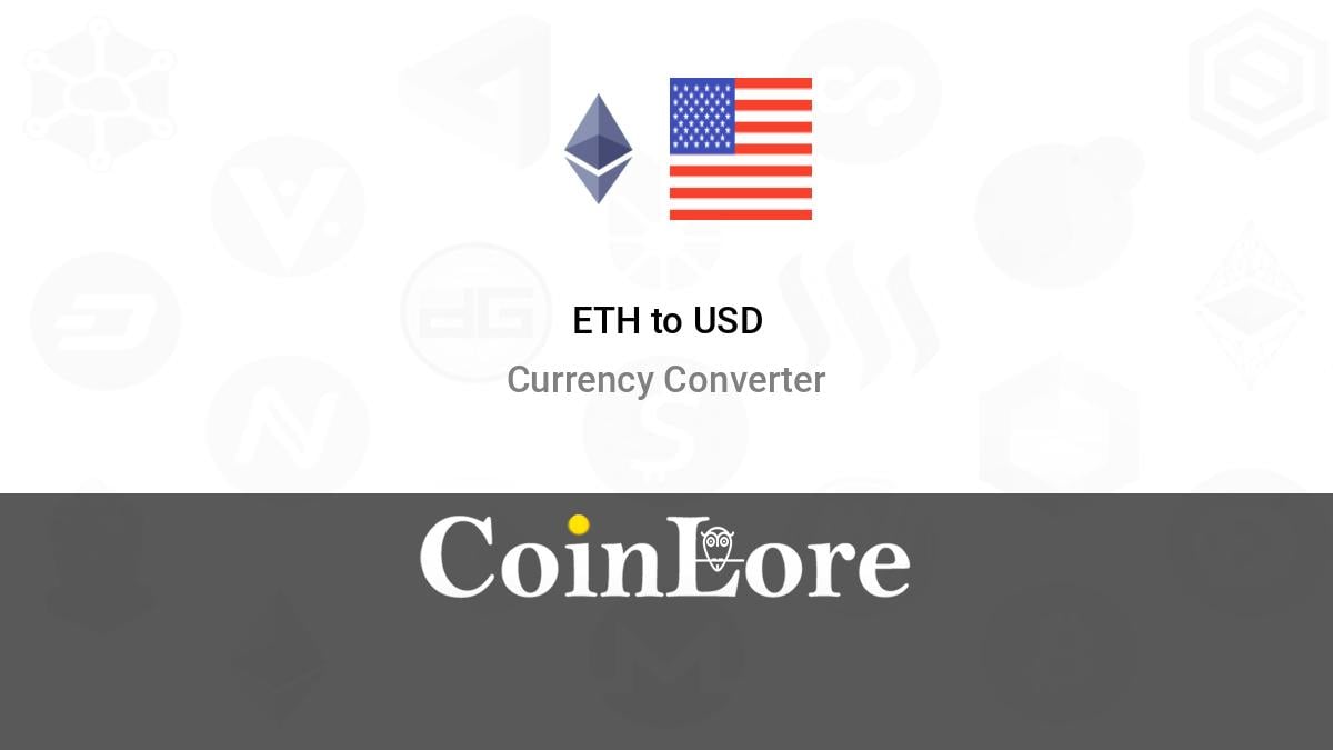 E-7 Ethereum to US Dollar or convert E-7 ETH to USD