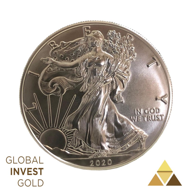 1oz Silver American Eagle Coin () - MyGold