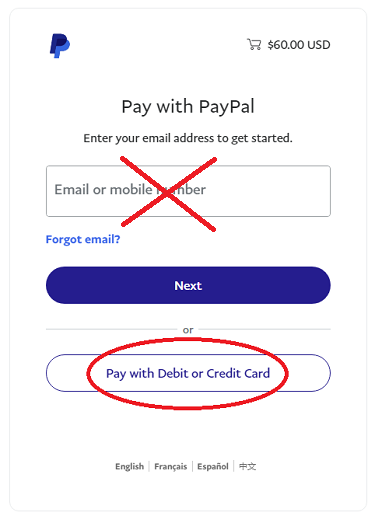 Paypal Guest Checkout