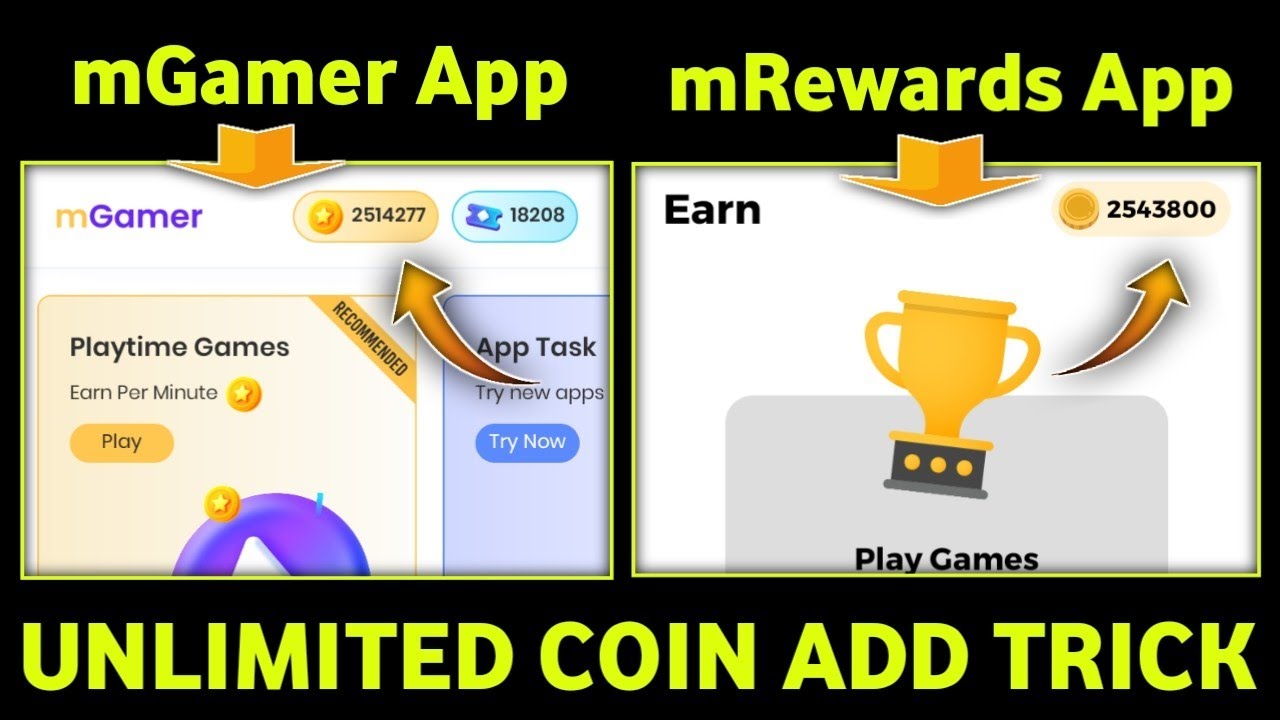 mGamer - Win Free Diamonds, UC, Royal Pass & Cash