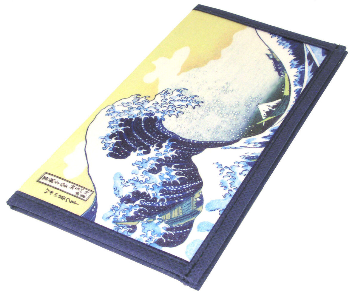 Sea wave in Summer - TYVEK Paper Wallet - Shop WoodMan ID & Badge Holders - Pinkoi