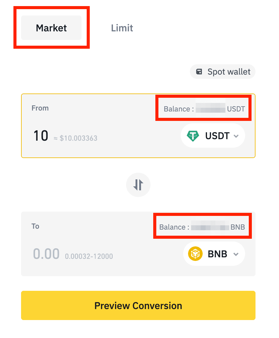 Exchange BNB to BTC Instantly on ChangeHero