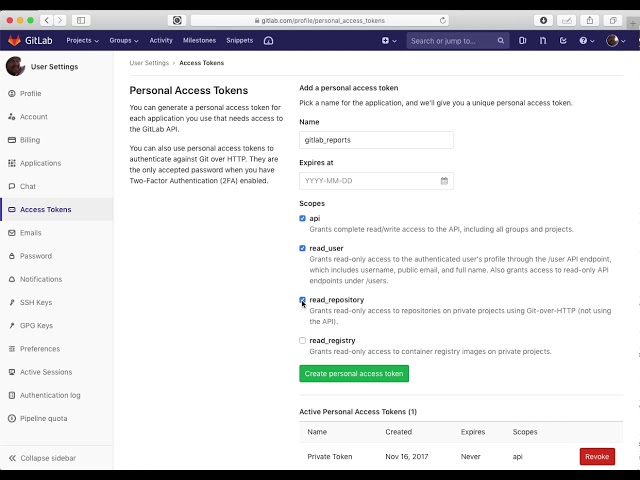 A Short Overview: GitLab Tokens