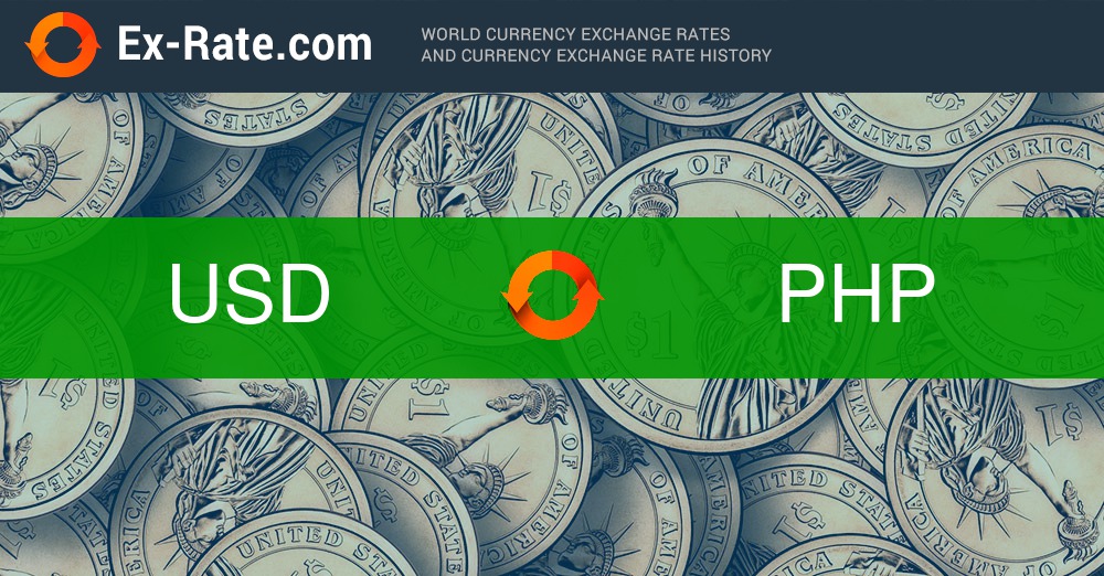 Philippine Peso to US Dollar or convert PHP to USD