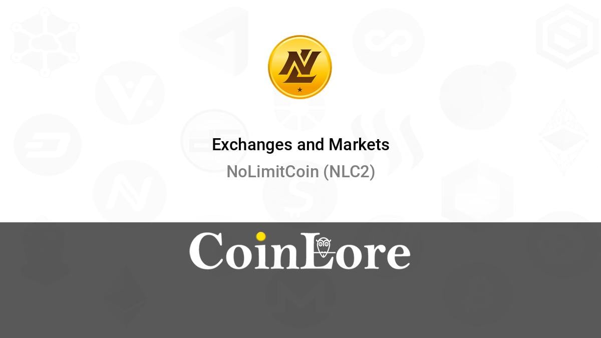 NoLimitCoin (NLC2) Exchange Listings, Markets & Volume | bymobile.ru