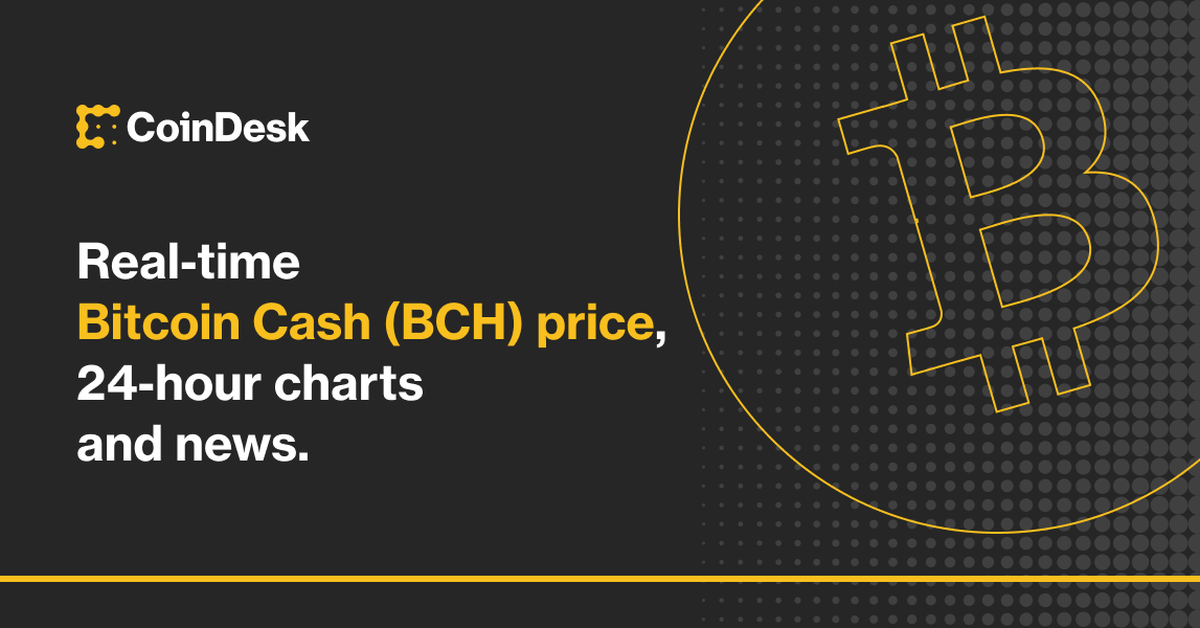 Bitcoin Cash Price Today - BCH Coin Price Chart & Crypto Market Cap