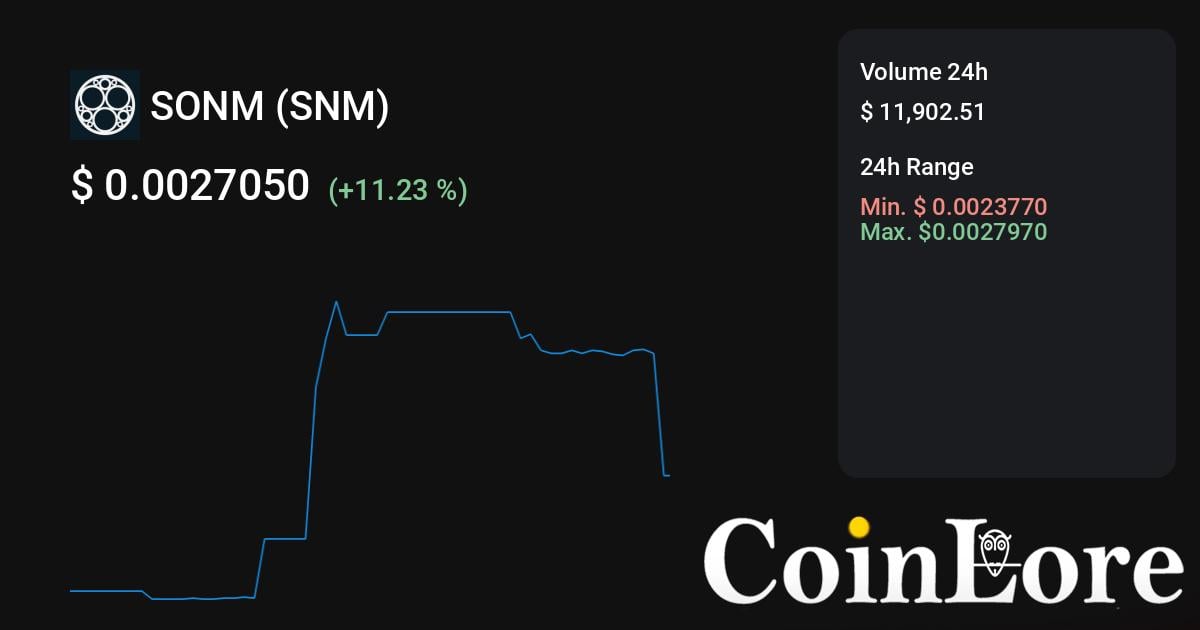 SONM (SNM) ICO - Rating, News & Details | CoinCodex