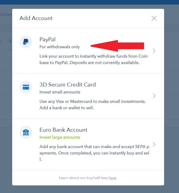 How To Withdraw to PayPal from a Coinbase Account