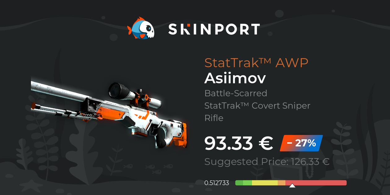 Buy AWP | Asiimov (Battle-Scarred) – price from $ - Buy skins on bymobile.ru