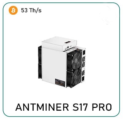 Bitmain Antminer S17 Pro (53Th) Bitcoin Miner | Buy Antminer S17