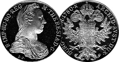 Austria Maria Theresa Silver Thaler (19th Century Restrike) in Capsule