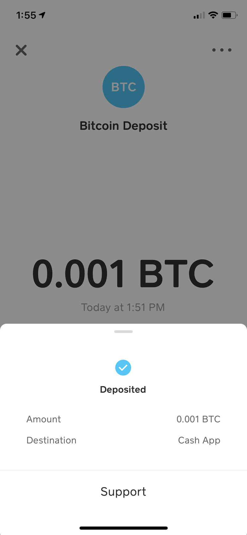 Square Cash App Users Can Now Deposit Bitcoin