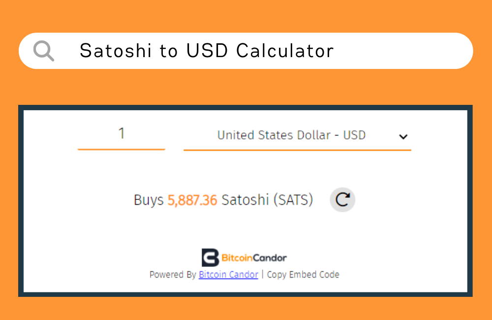 Convert 1 SATS to USD - Satoshi price in USD | CoinCodex