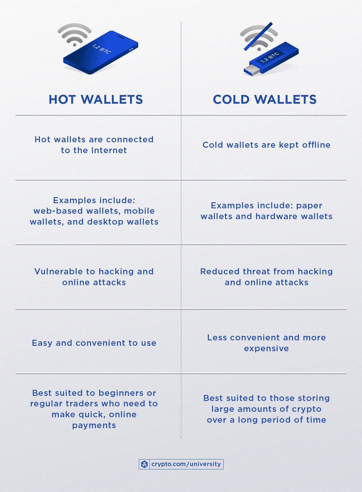 Crypto Hot Wallet vs. Cold Wallet: What’s the Difference - NerdWallet