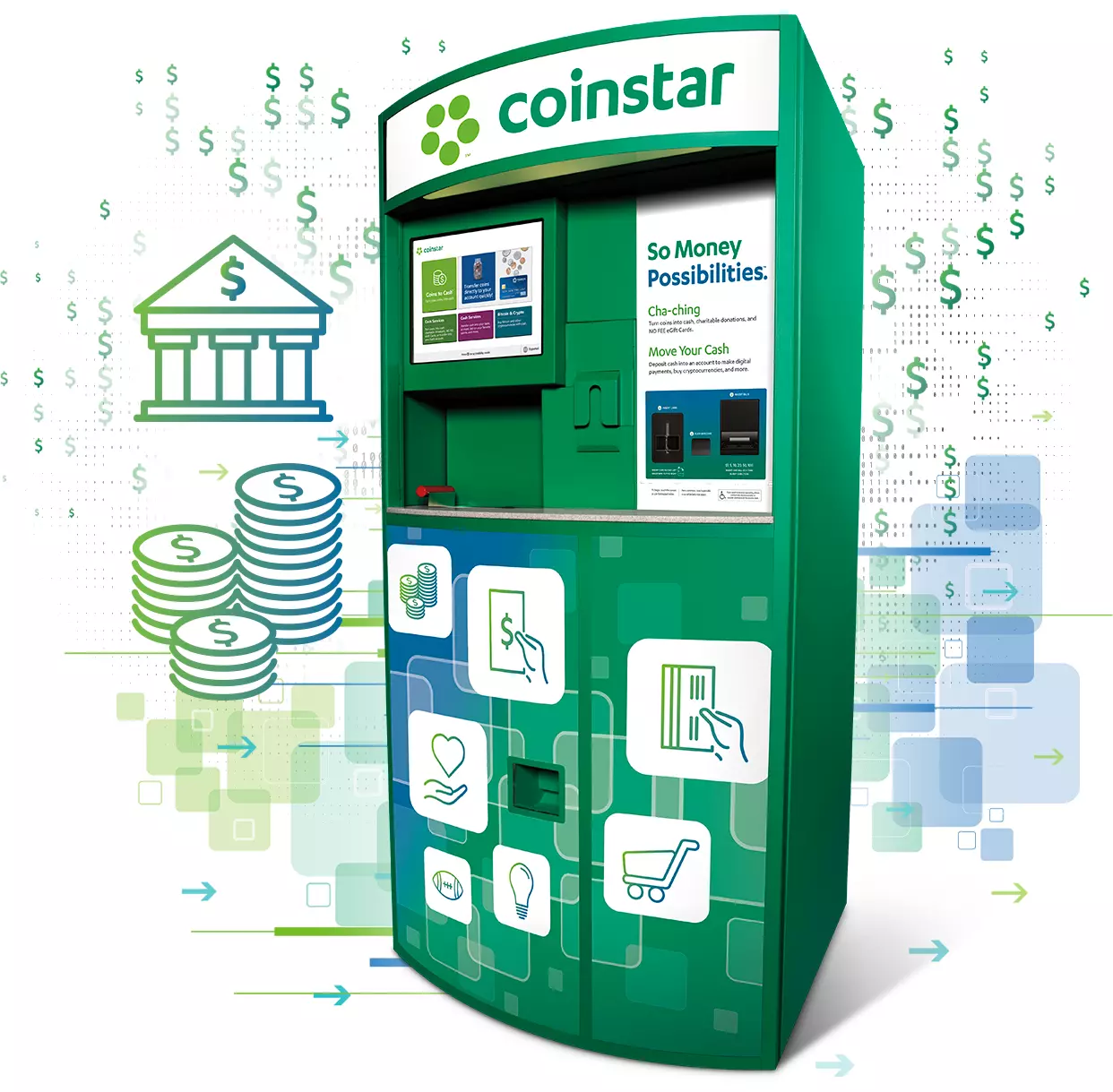 Ready to find a Coinstar kiosk?