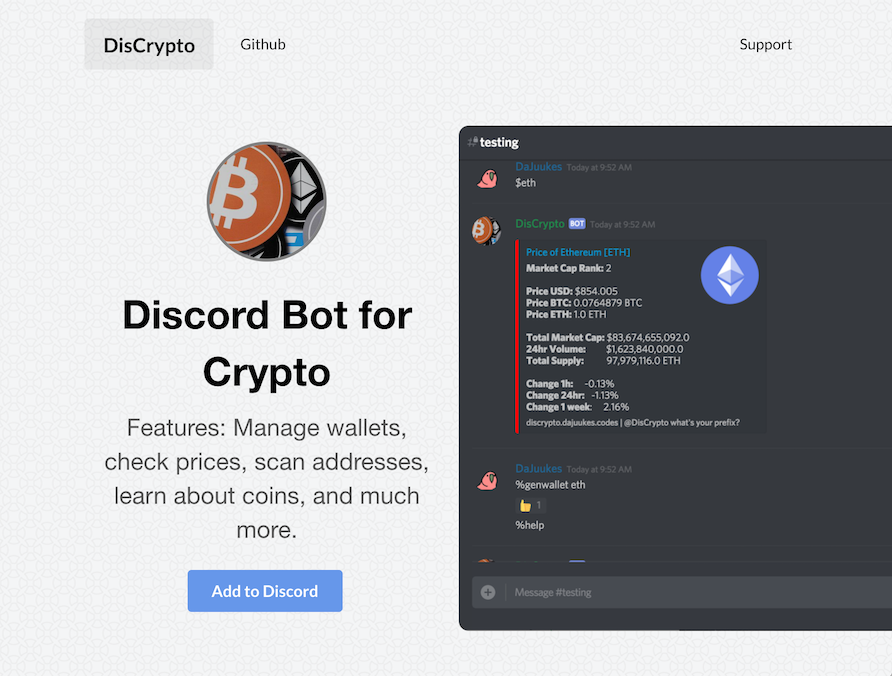 Discord Crypto Trading Bot Development Company | MetaDiac