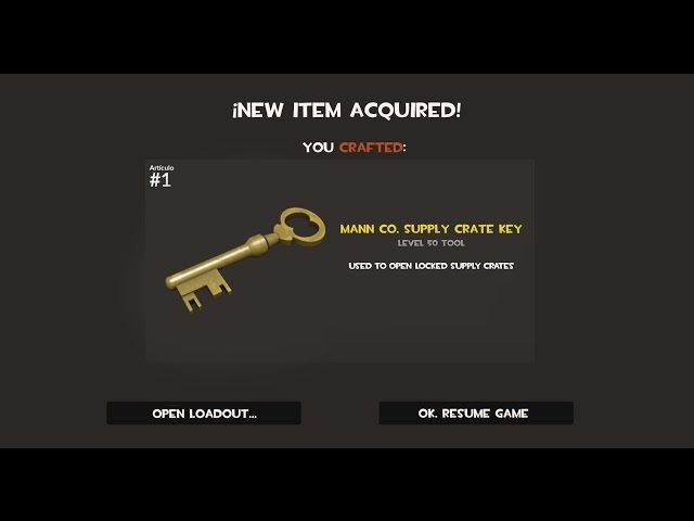 Mann Co. Supply Crate Key - Official TF2 Wiki | Official Team Fortress Wiki