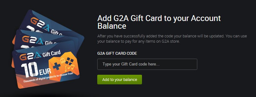 How to Use Your G2A Gift Card - bymobile.ru