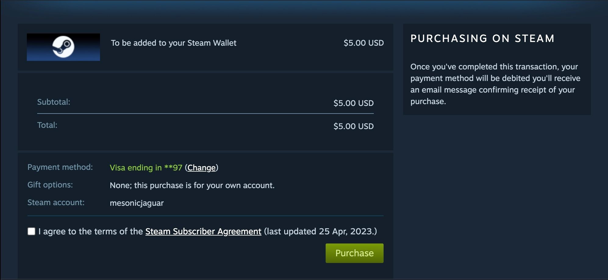 HELP - can you use paypal AND steam wallet to pay for a steam purchase?