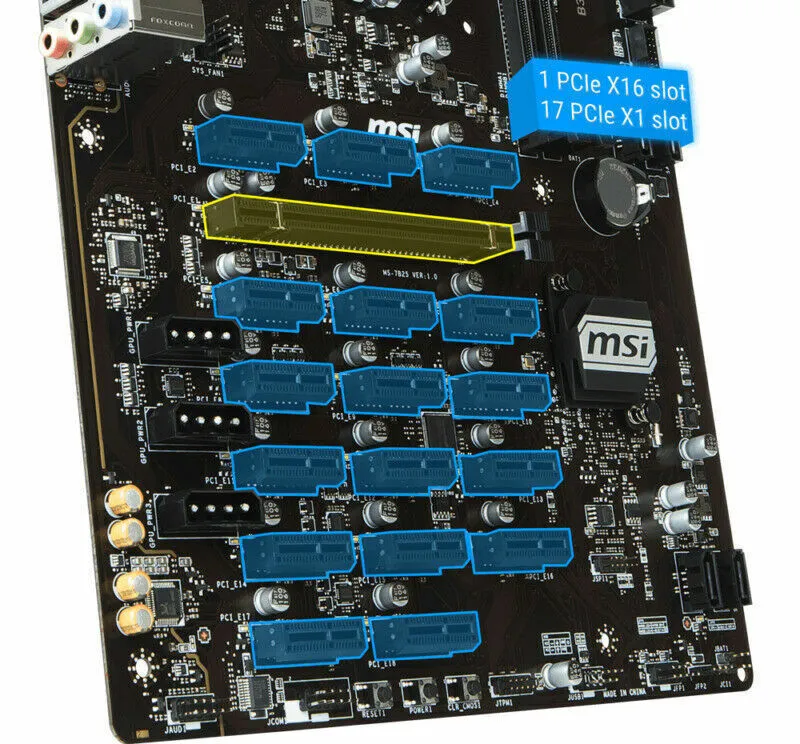 MSI BF Pro Mining Motherboard – Computerspace