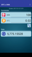 BTC to DKK - Convert Bitcoin in Danish Krone