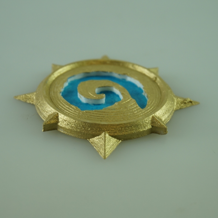 3D Printable 10x Hearthstone Coins by Simone Fontana