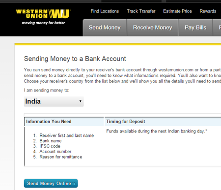 How can I send money with Western Union? — WU R2 US Help Center