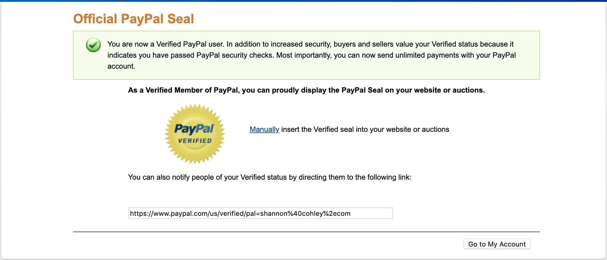 Checkout Tips: PayPal Verified Accounts