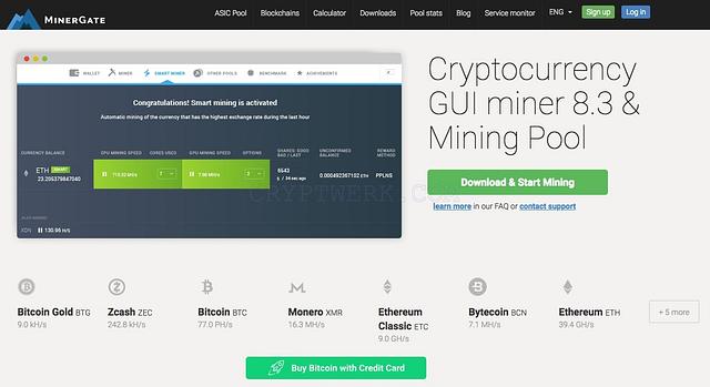 MinerGate - Cryptocurrency mining pool & easiest GUI miner