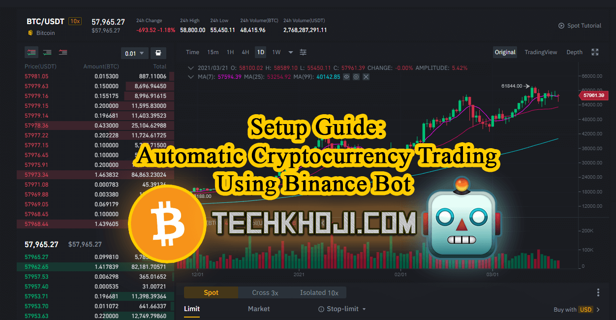 Trade bot python setup (using Binance API), Vol 1 / Habr