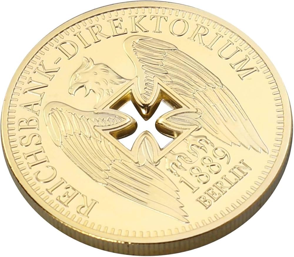 German 20 Marks Gold Coin - Zelta monētas un stieņi