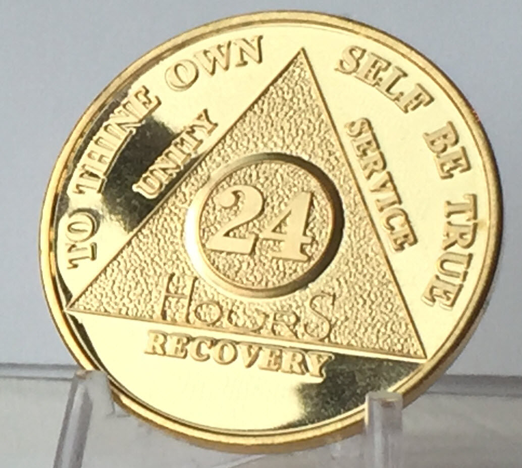 24 Hour Bronze AA Alcoholics Anonymous - Sober Palestine | Ubuy