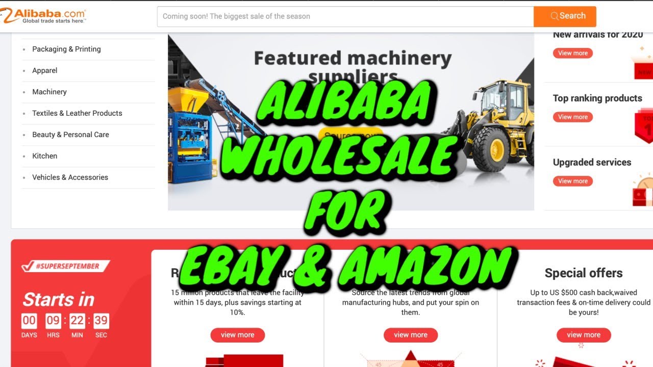 A Guide To Selling Alibaba Products On Amazon: How to Buy From Alibaba And Sell on Amazon