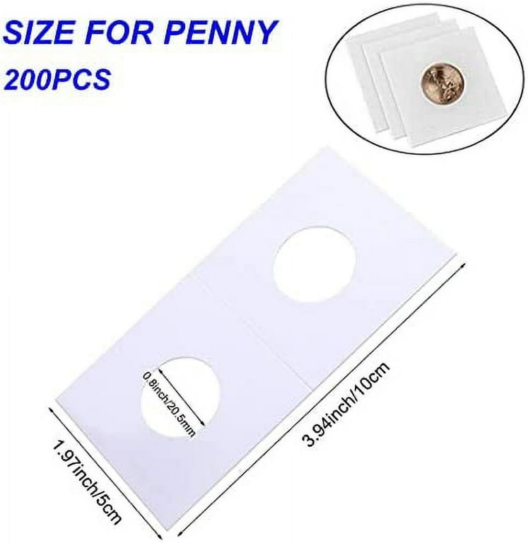 Coin Collectors Slotted Coin-Holder Paper Page | Paper, Slot, Paper board