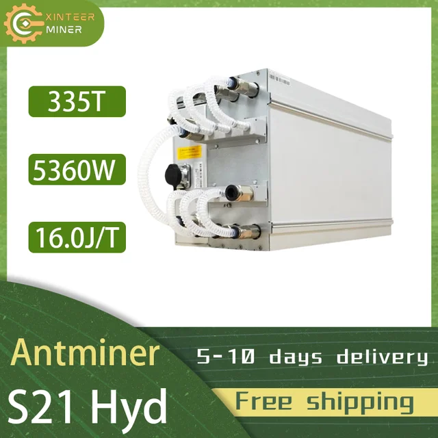 Bitmain Antminer S21 Hyd (Th) - Minershop