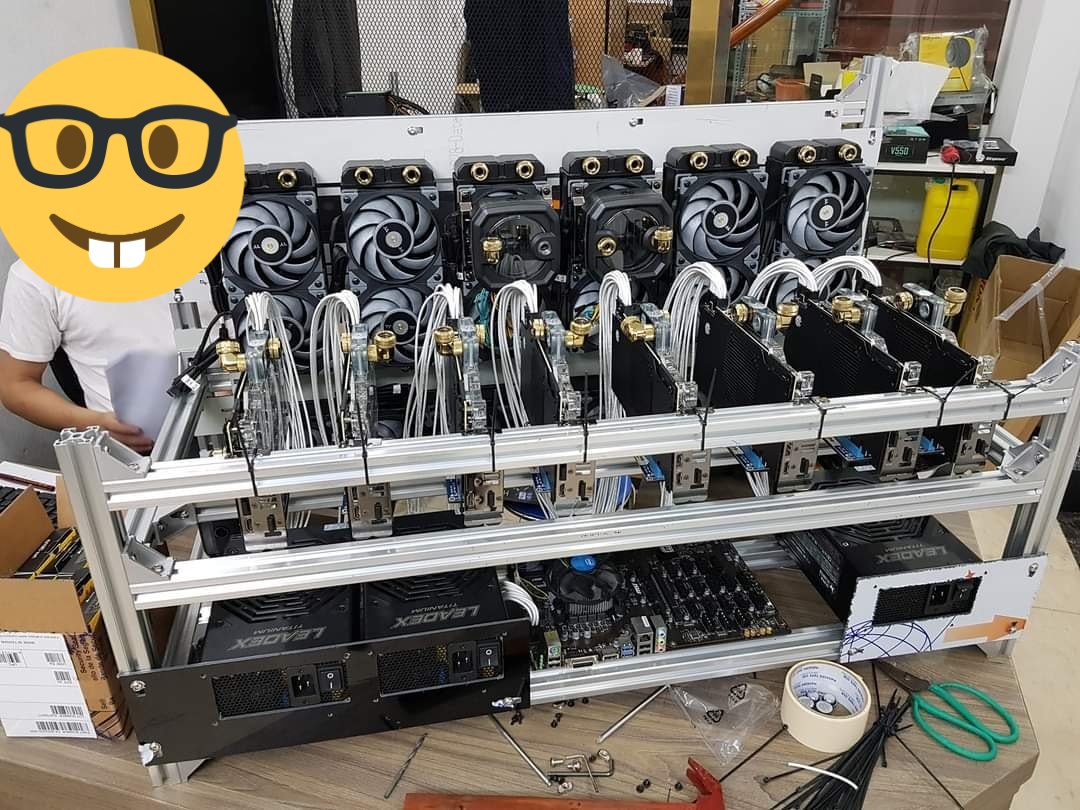 Water Cooling a 6 GPU mining rig | bymobile.ru