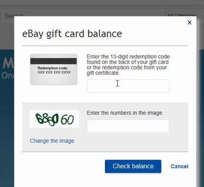 Checked gift card, balance too many times? - The eBay Community