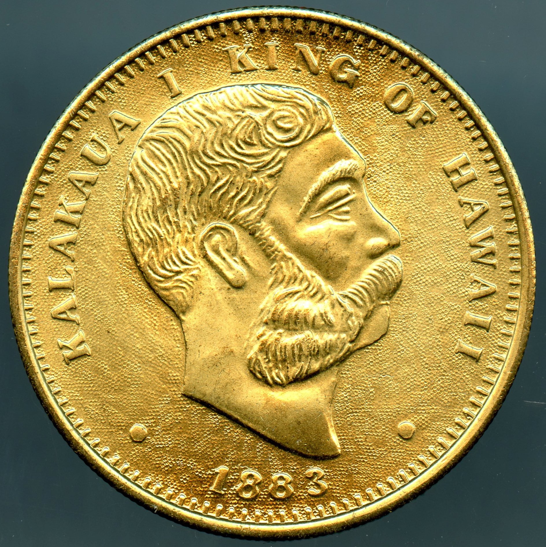 world coins (excl. europe) hawaï. kalakaua i (). akahi dala 