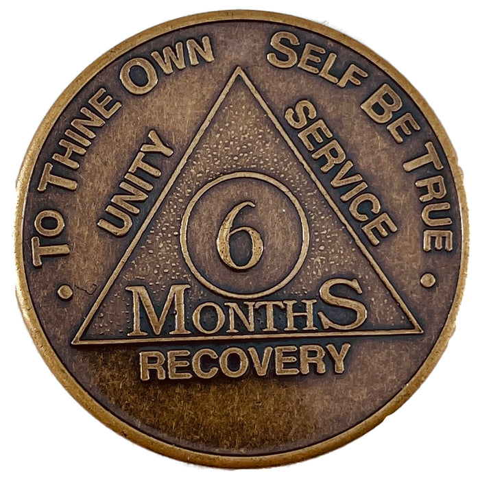 Grateful Dead-Inspired Sobriety Chip: Forever Grateful Coin Medallion