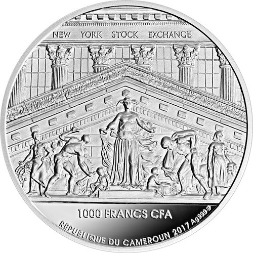 WINNER TAKES ALL NYSE Silver Coin Francs Cameroon | Mints