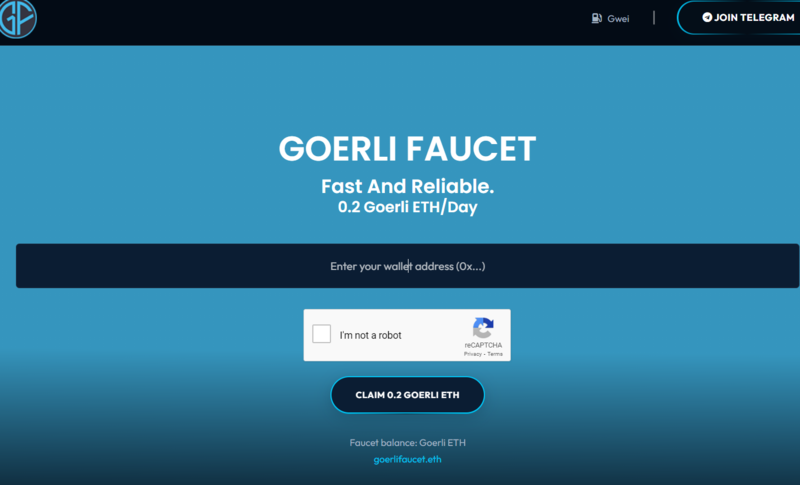 Ethereum Goerli Testnet Faucet