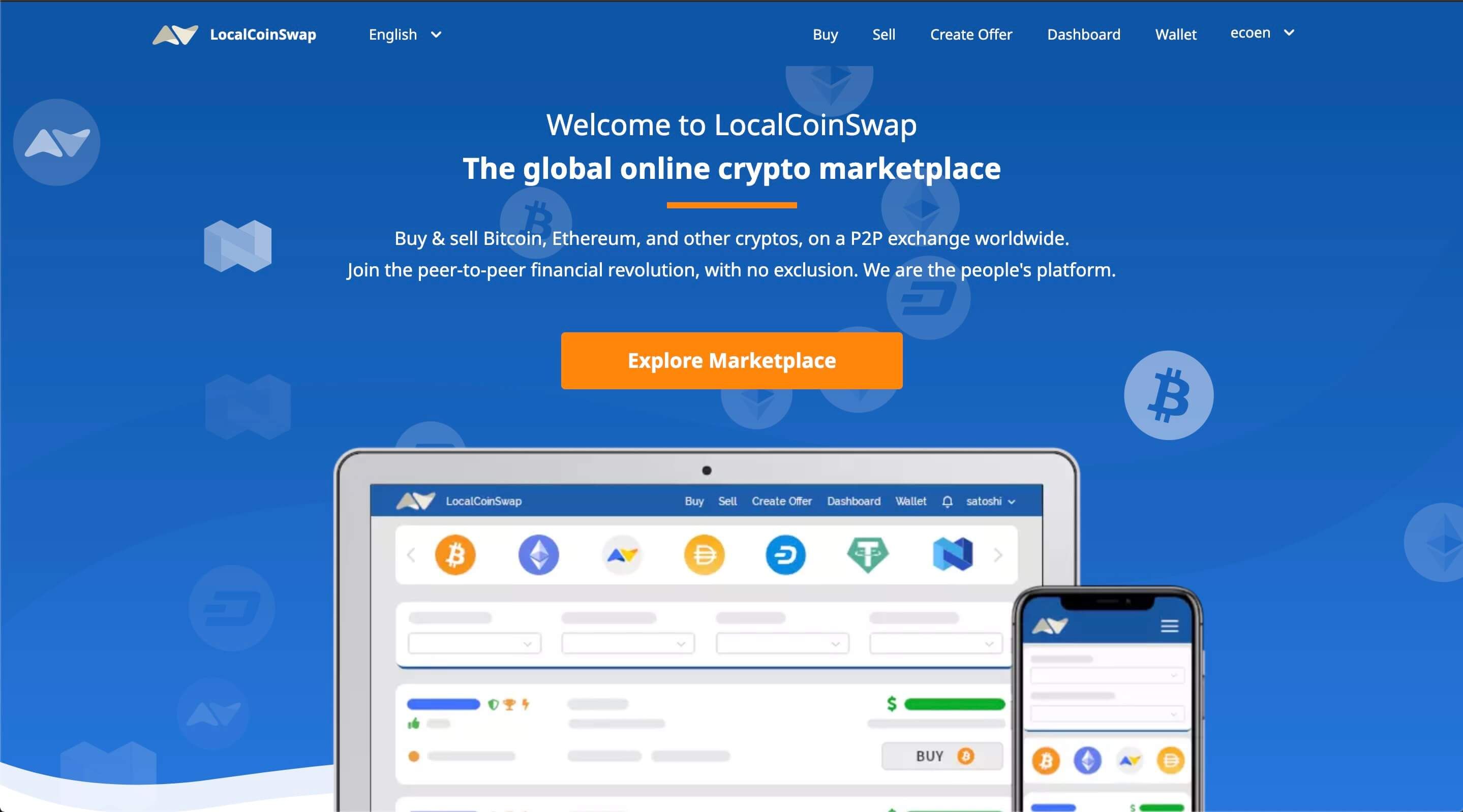 LocalCoin is the true democratic decentralized ecosystem. DEX Localcoin.