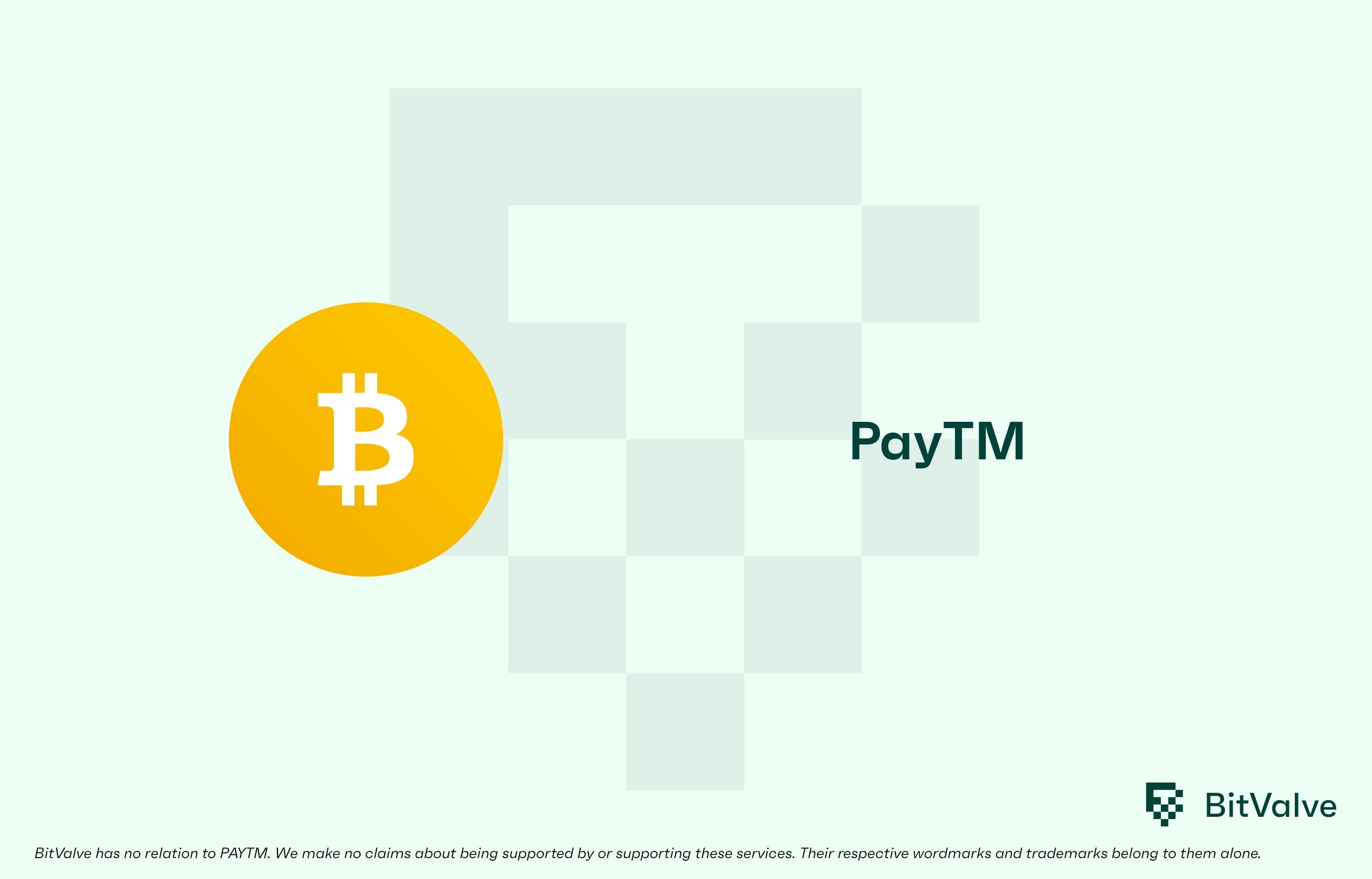 Sell bitcoin with PayTM in India | BitValve P2P Crypto Exchange