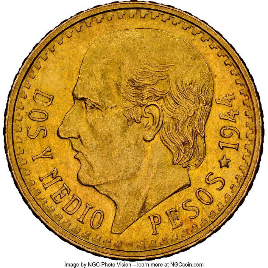 2 Peso Mexican Gold Coin (Random Year) | Investor Crate® – IC INC